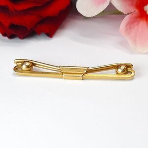 Vintage Swank Gold Plate Tie Clip